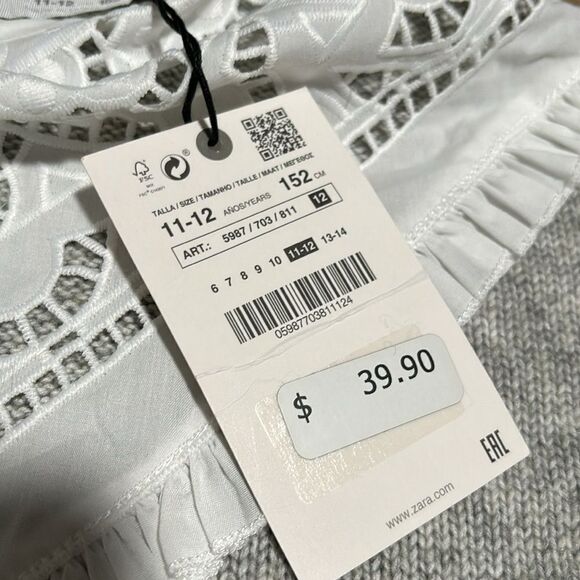 NWT Zara Girls Top - Picture 4 of 5